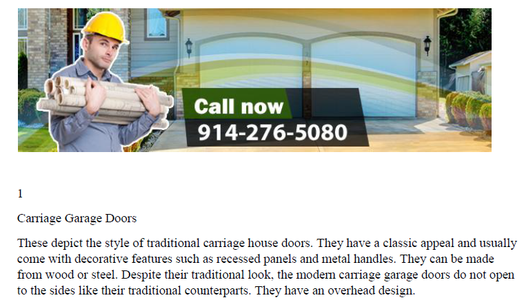 Garage Door Repair Glossary - Garage Doors Repair Mount Vernon